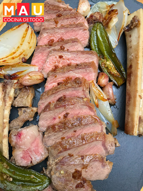 mau cocina de todo ribeye al tuetano asador parrilla asado receta facil