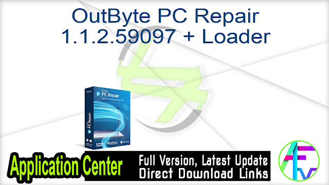 OutByte PC Repair 1.1.2.59097 + Loader