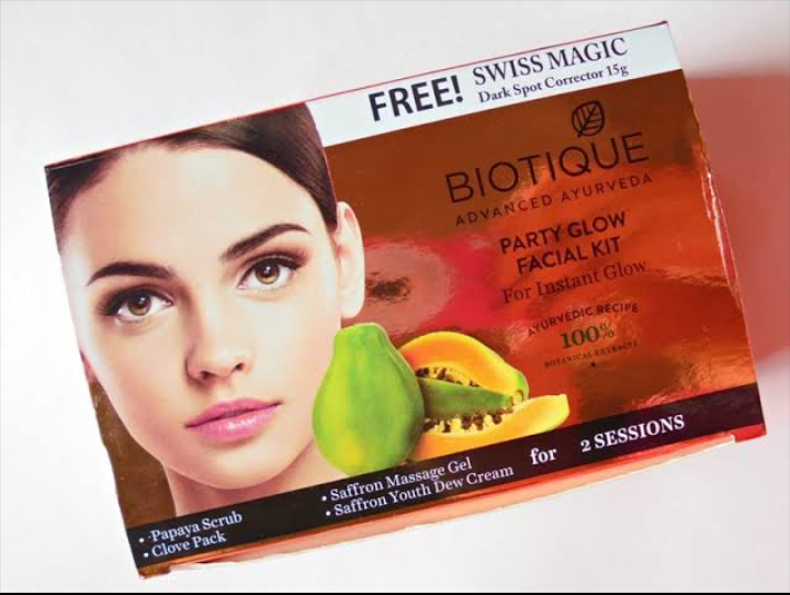 Biotique Party Glow Facial kit Review
