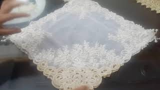 صناعة مفارش صغيرة لتزيين النيش