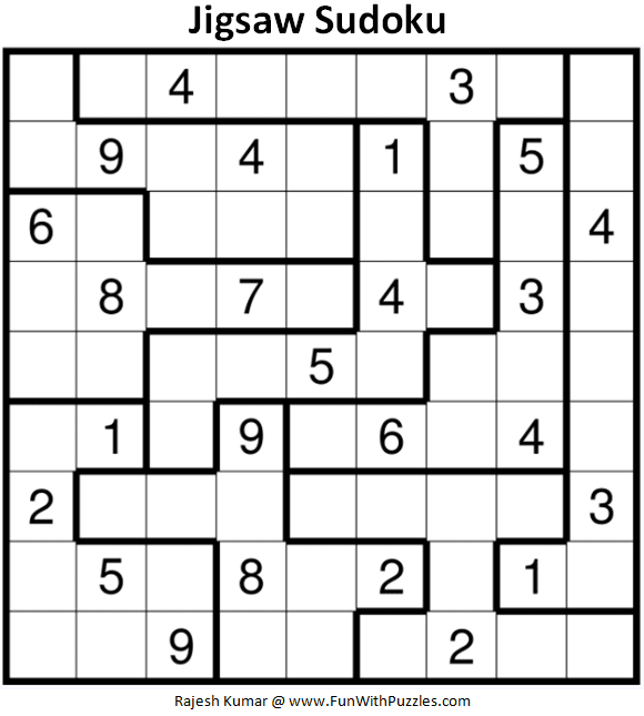 Jigsaw sudoku deals