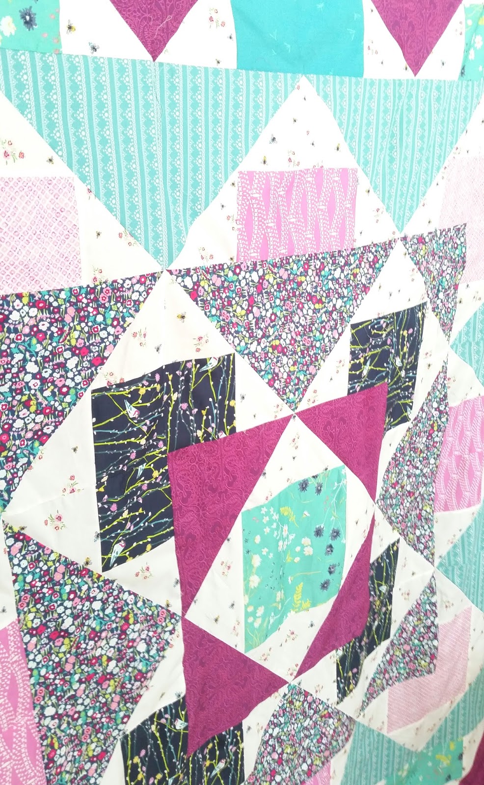 Quilt Story Palisades Quilt pattern AGF stitched