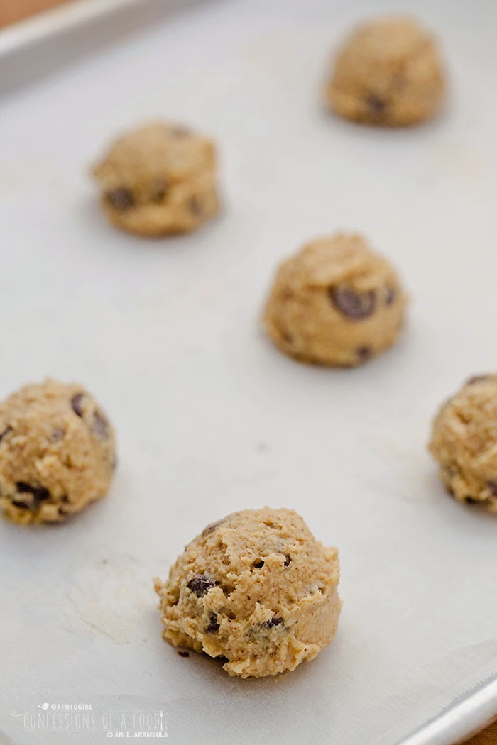 Soft Batch Flourless Chocolate Chip Cookies