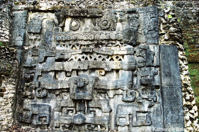 Engravings on Mayan Ruins, Caracol, Belize
