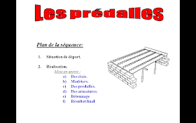 Mode d'exécution des prédalles