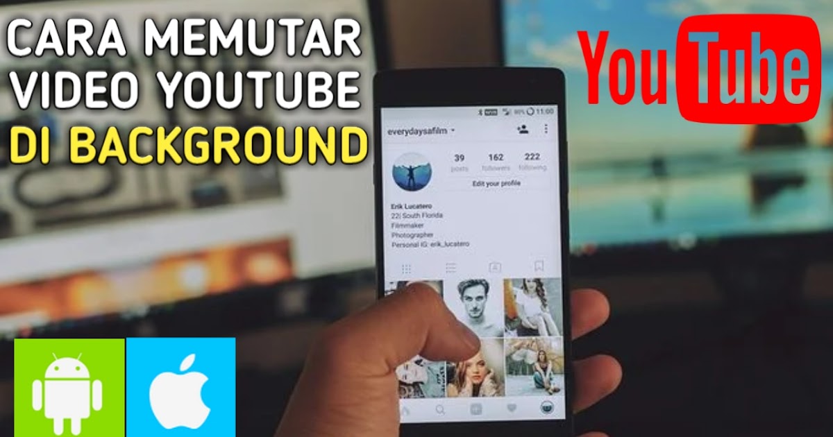 Aplikasi pemutar youtube di background android