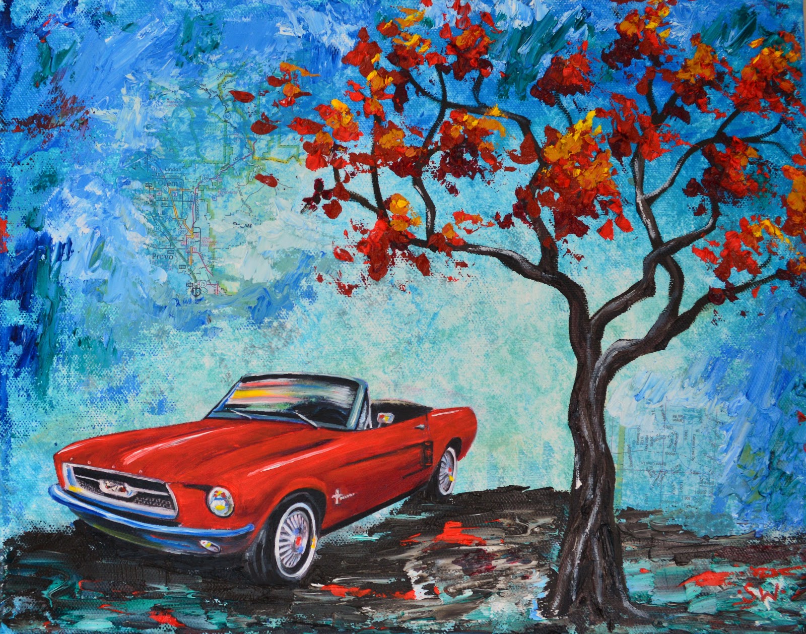 Sheri Wiseman Art Some of my new car paintings