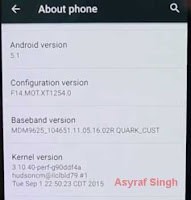 kernel version - Unlock Bootloader Motorola Droid Turbo