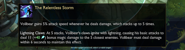 Patch Note 10.11 PBE : TENTATIVE BALANCE CHANGES & CONTINUED VOLIBEAR TESTING 4 Patch Note 10.11 PBE : TENTATIVE BALANCE CHANGES & CONTINUED VOLIBEAR TESTING 4