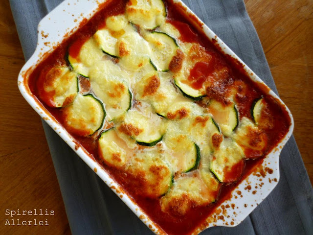 Lasagne mit Zucchini und Hackfleisch