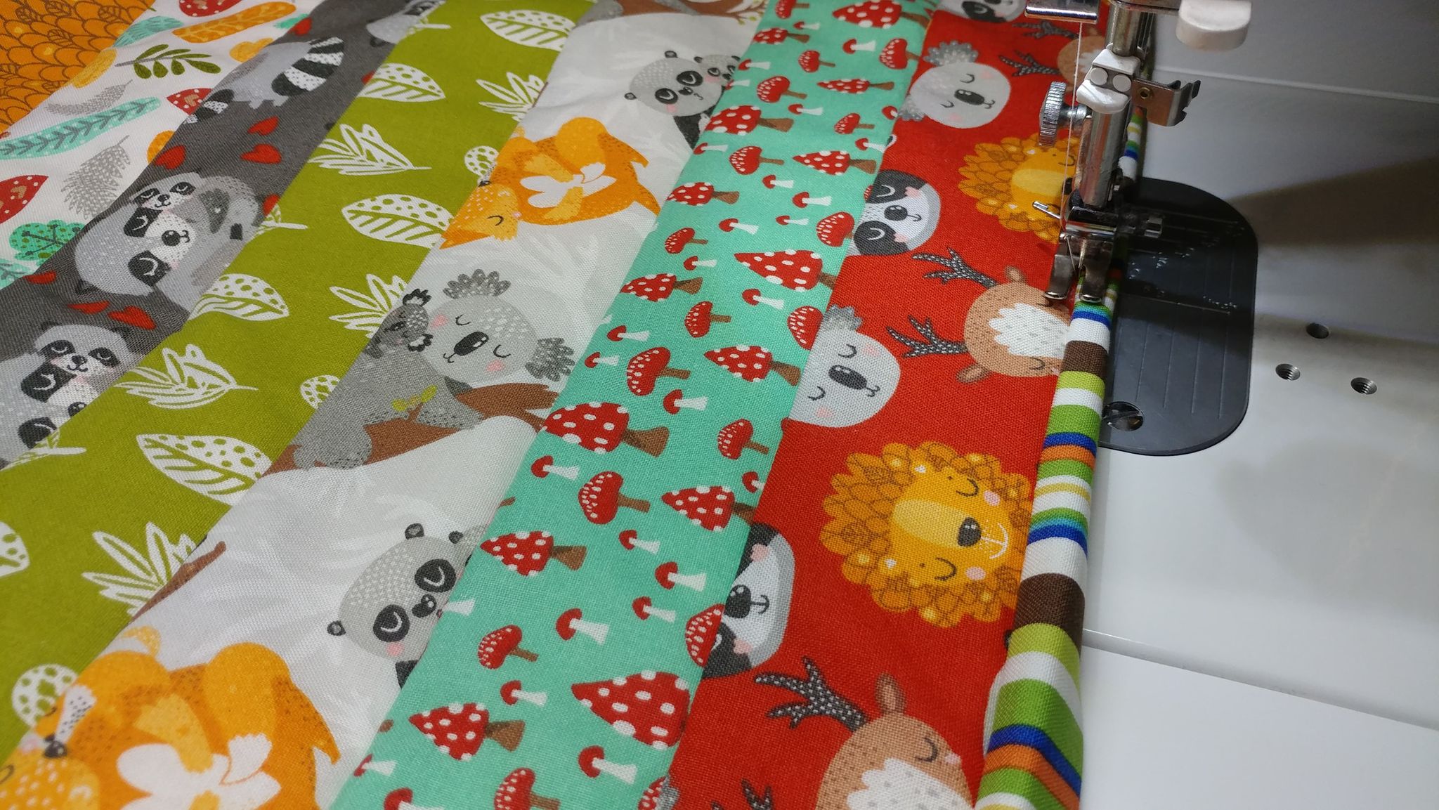 Slice of Pi Quilts Woodland Baby Quilt + TGIFF