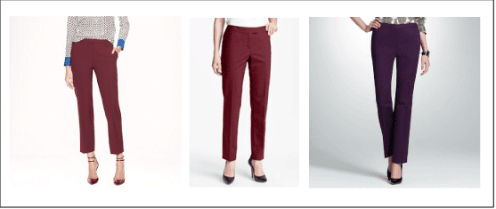 Simply Sophisticated: Add Some Color with Burgundy Dress Pants