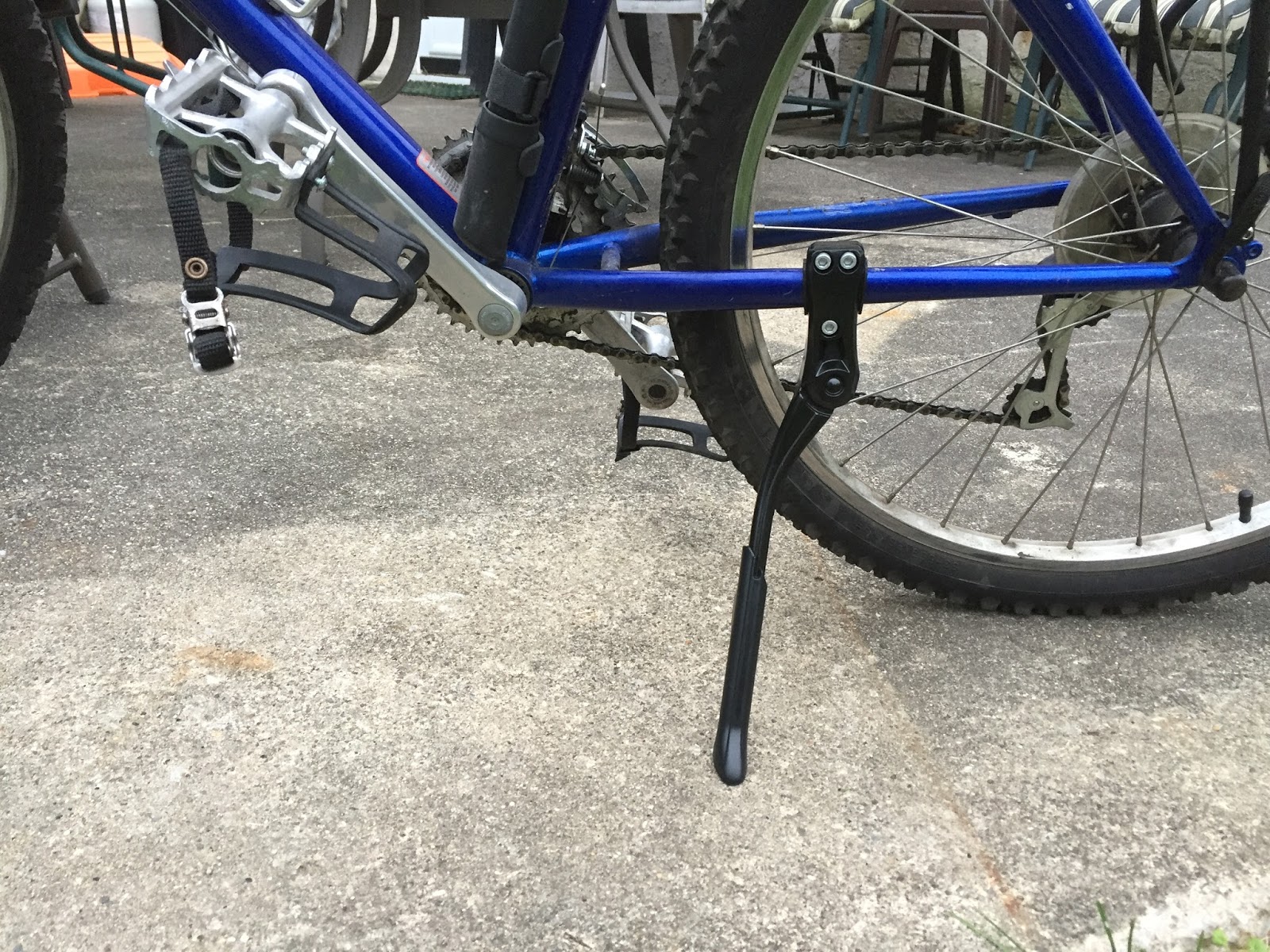 installing kickstand on nishiki bike