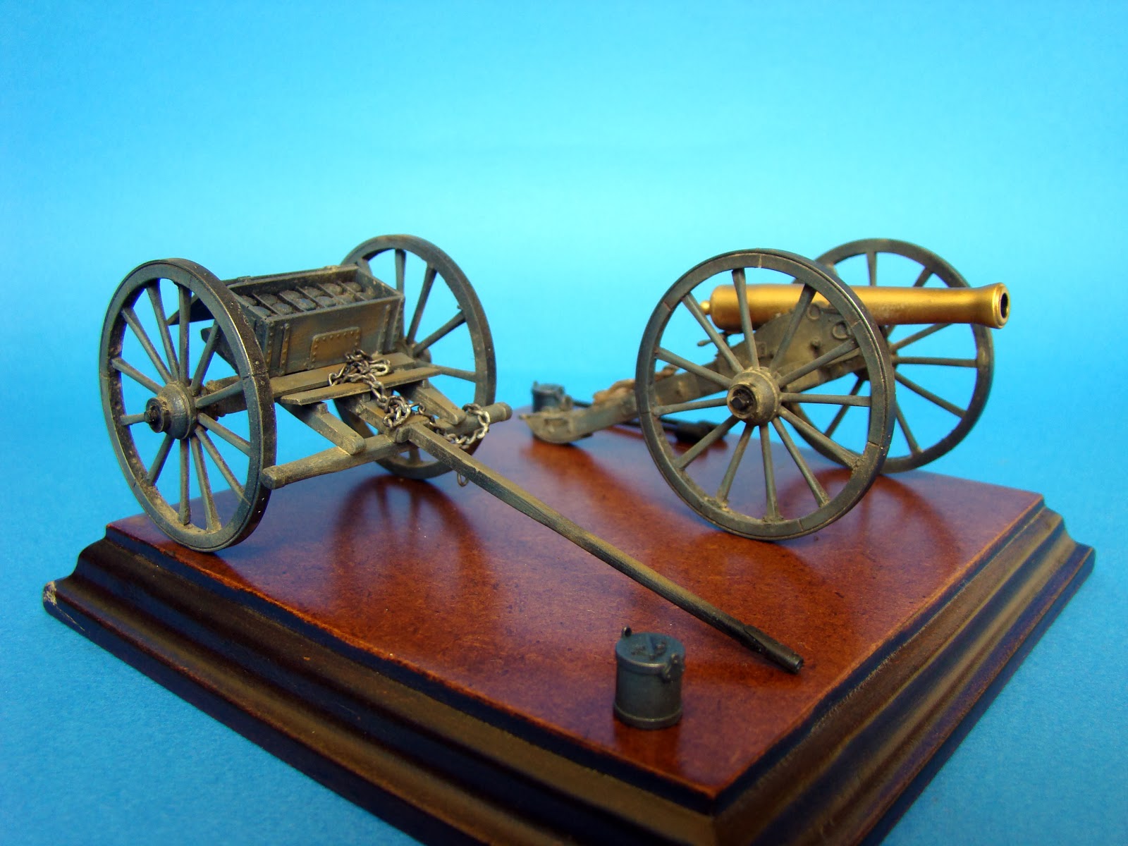 MY mini WORLD 107. 12 POUNDER CANNON U.S. CIVIL WAR (KIT VERLINDEN