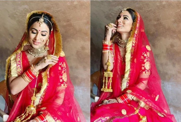 Bigg Boss 11 Contestant Hina Khan Bridal Photoshoot Is Viral On Instagram