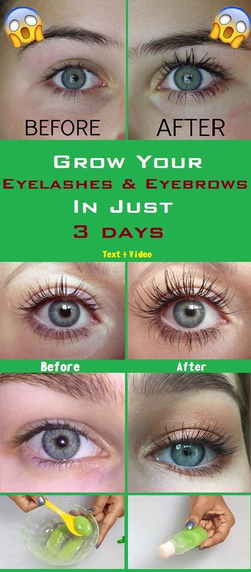 Grow your eyelashes & eyebrows in just 3 days, Eyelash And Eyebrow