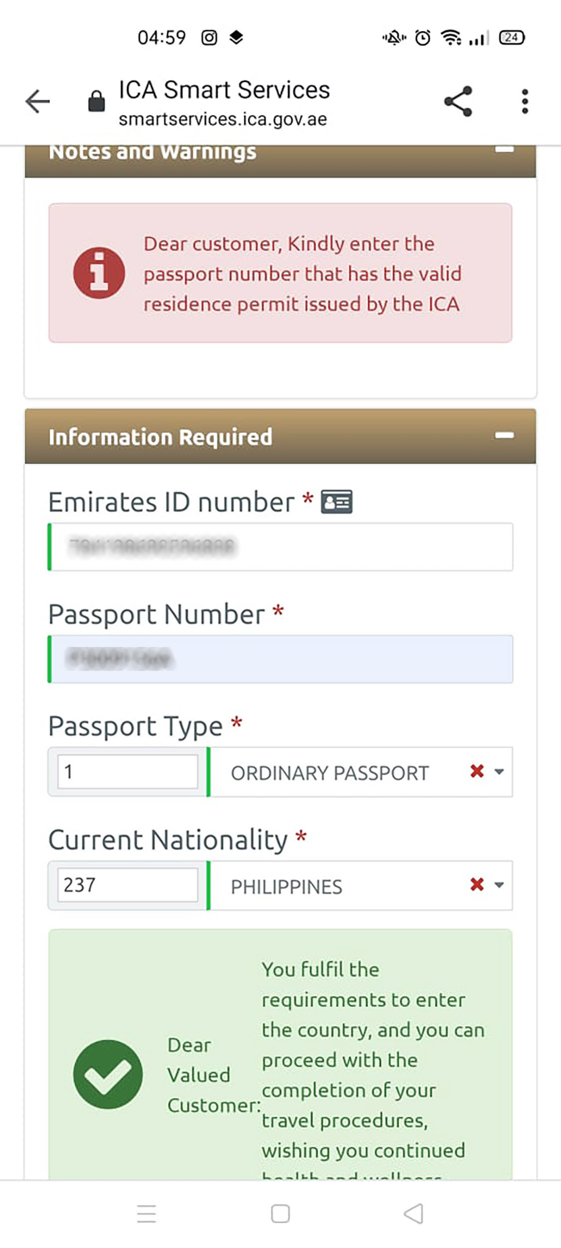 Travel Requirements to Dubai from Philippines (Resident and Tourist