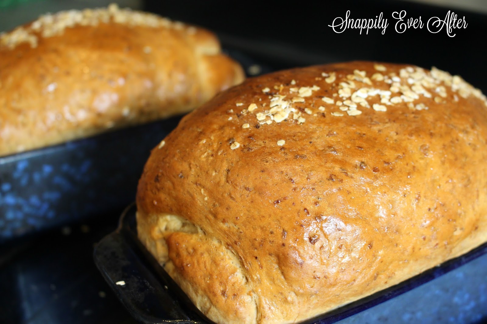 Snappily Ever After Molasses Oatmeal Bread