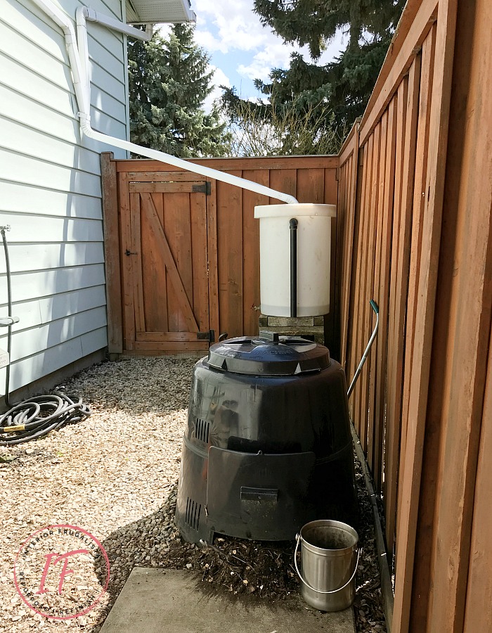 DIY EcoFriendly Rainwater Barrel and Compost Bin Interior Frugalista