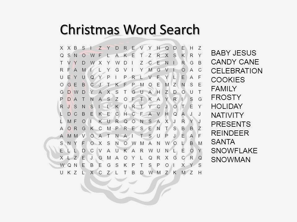6 Christian Christmas Word Search Puzzles Printable