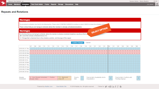 Schedule View