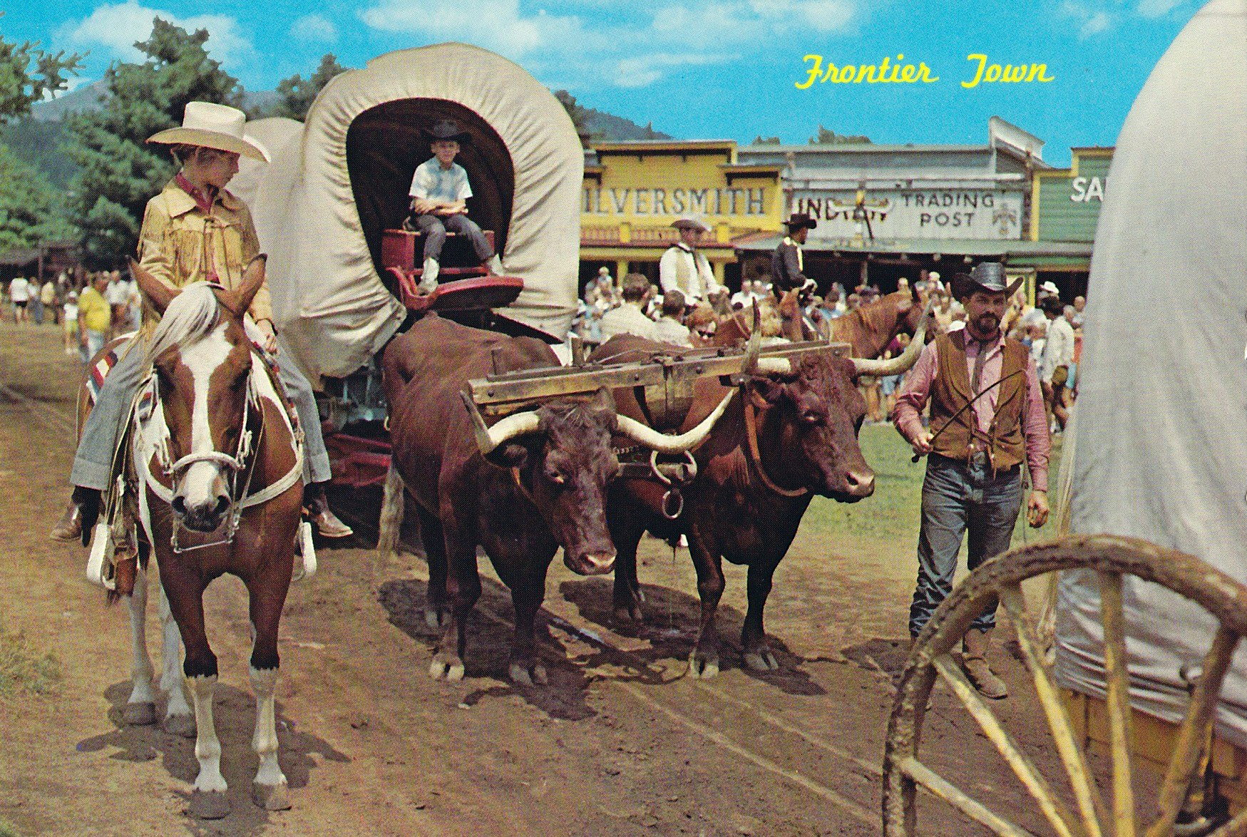 Frontier Town Postcard