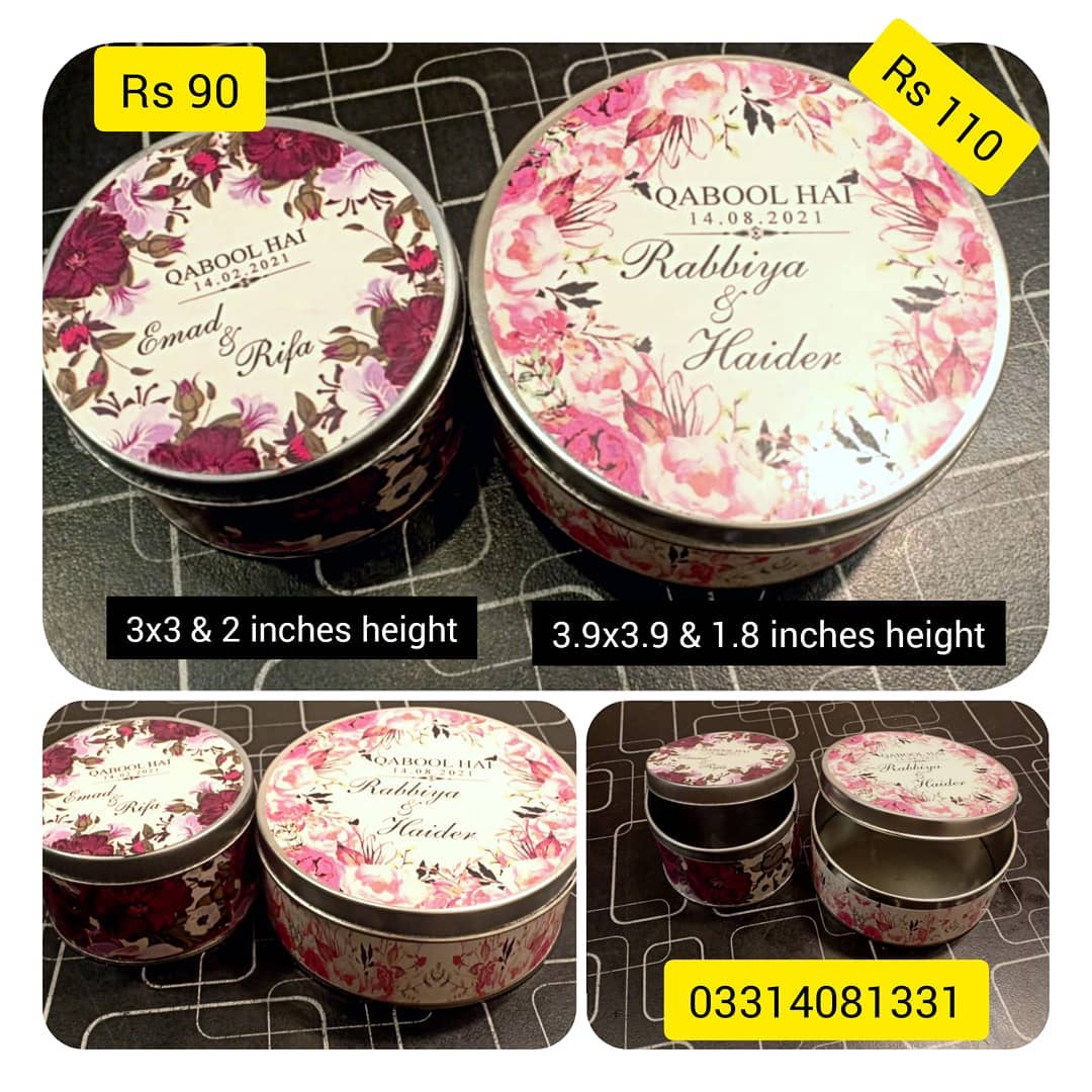 Wedding Cards Pakistan Zem Printers Favour Boxes (Bid ki Dabi) Favour