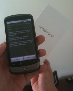 Nexus One (aka Google Phone) Unboxing Pictures spotted 3