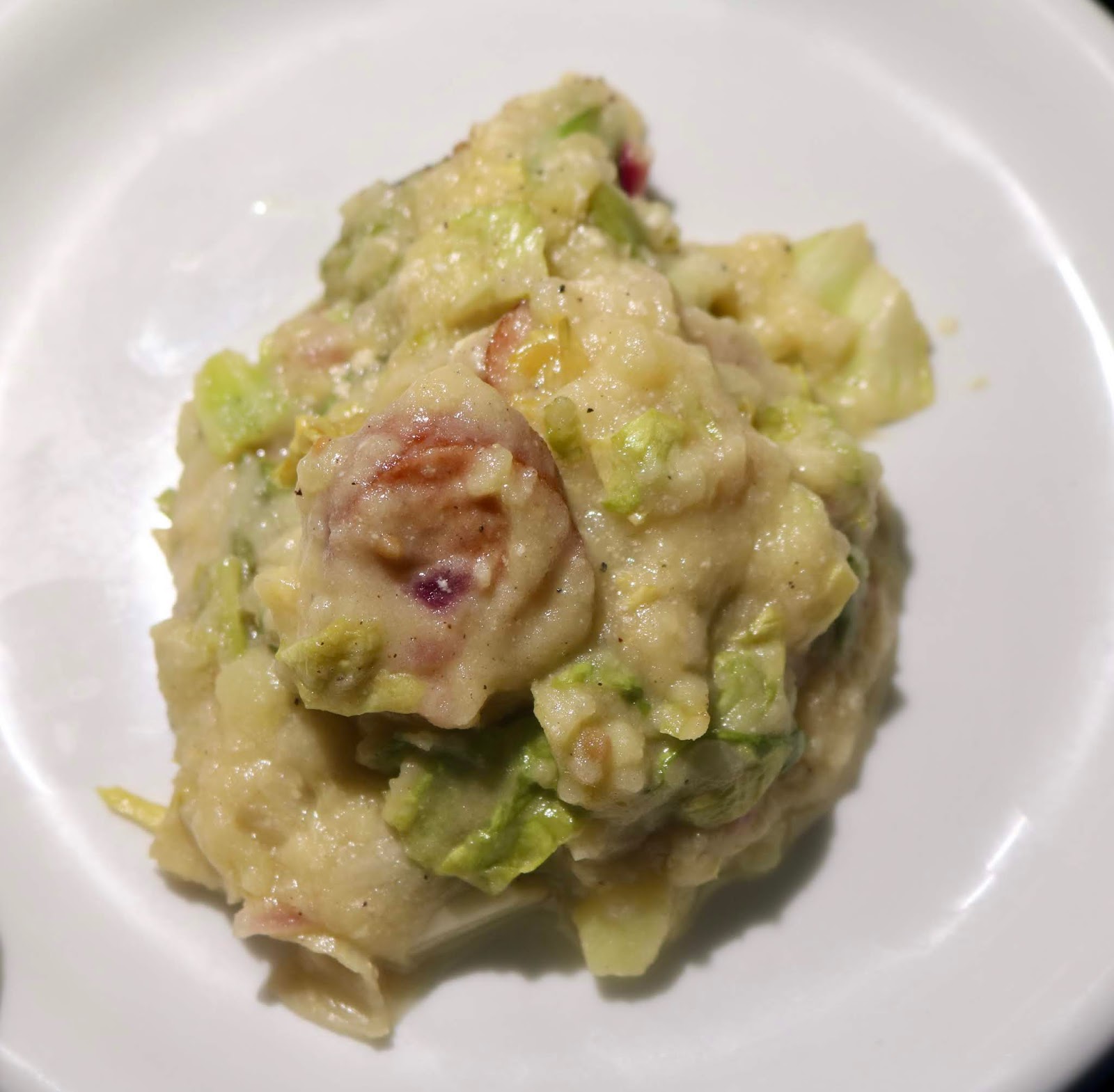 Kartoffelstampf mit Endiviensalat