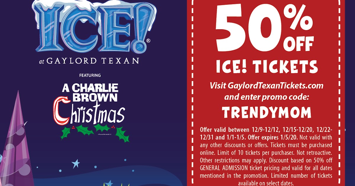 (Gaylord ICE Coupon!) A Charlie Brown Christmas is the Theme of this