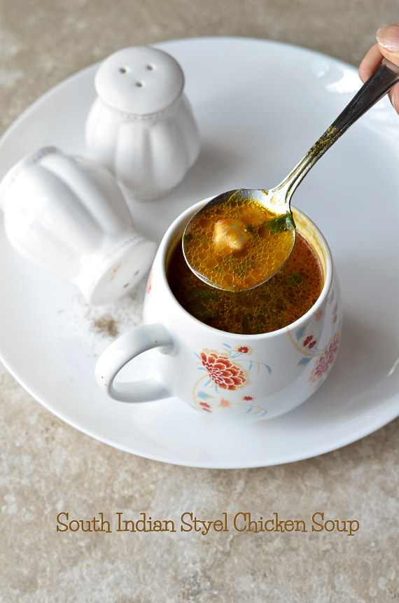 Nalini'sKitchen Chicken Soup South Indian Style