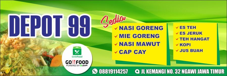 Template Banner Warung Nasi Goreng Mie Goreng Capjay CDR - Masvian