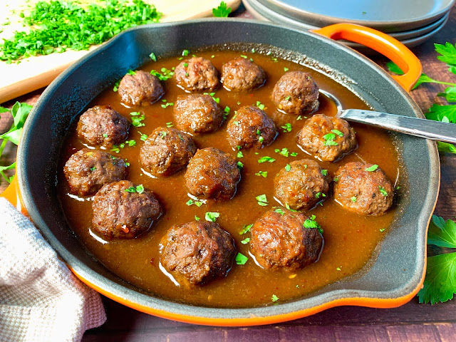 Meatballs with Coca Cola Sweet and Sour Sauce