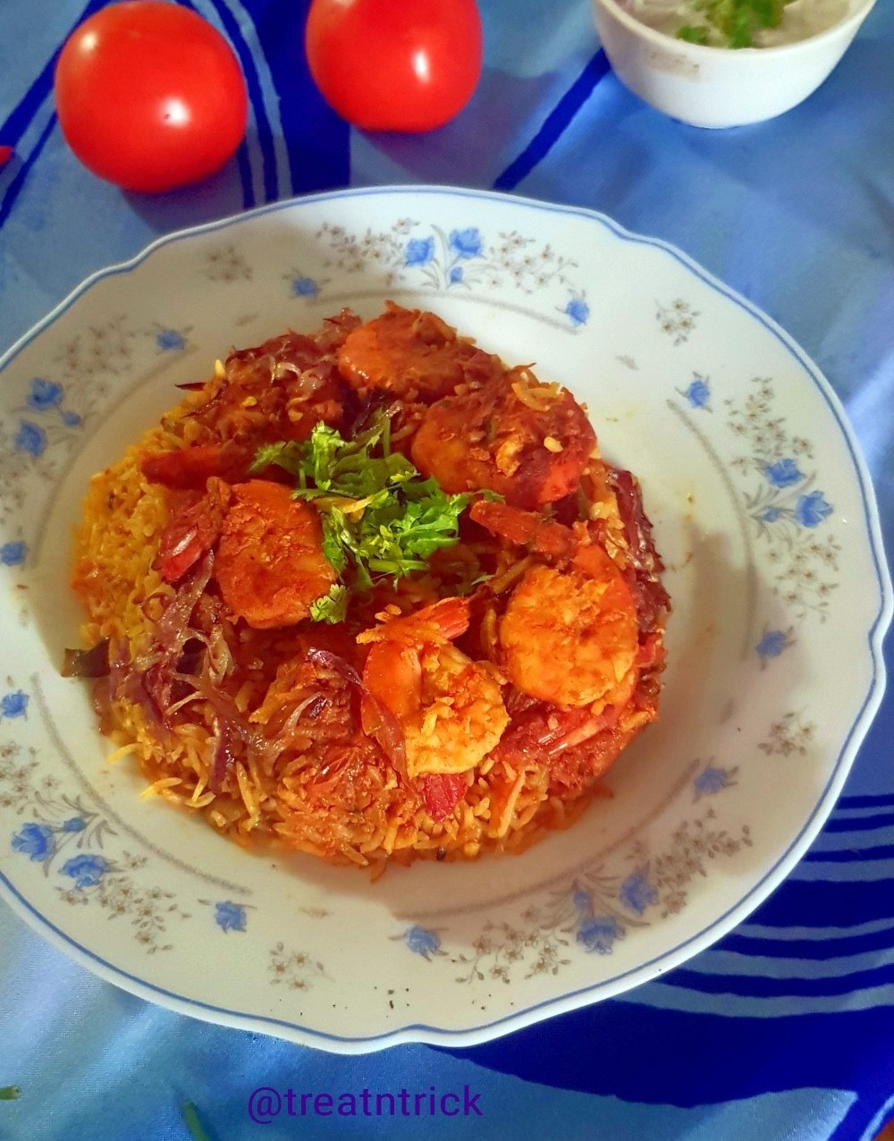 TREAT & TRICK: PRAWN BIRYANI EASY WAY