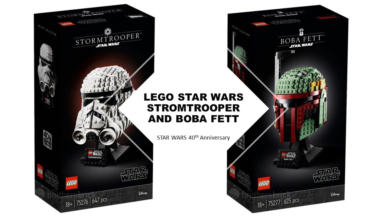 LEGO Stormtrooper and Boba Fett Bust coming soon