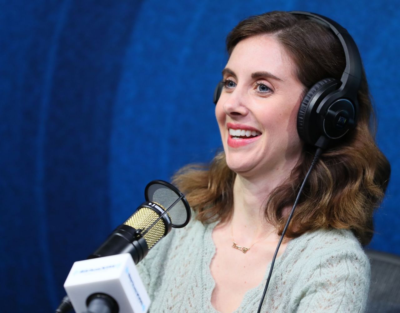 Alison Brie – Visits SiriusXM Studios in Los Angeles 01/23/2020