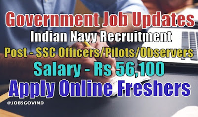 Indian Navy Recruitment 2021