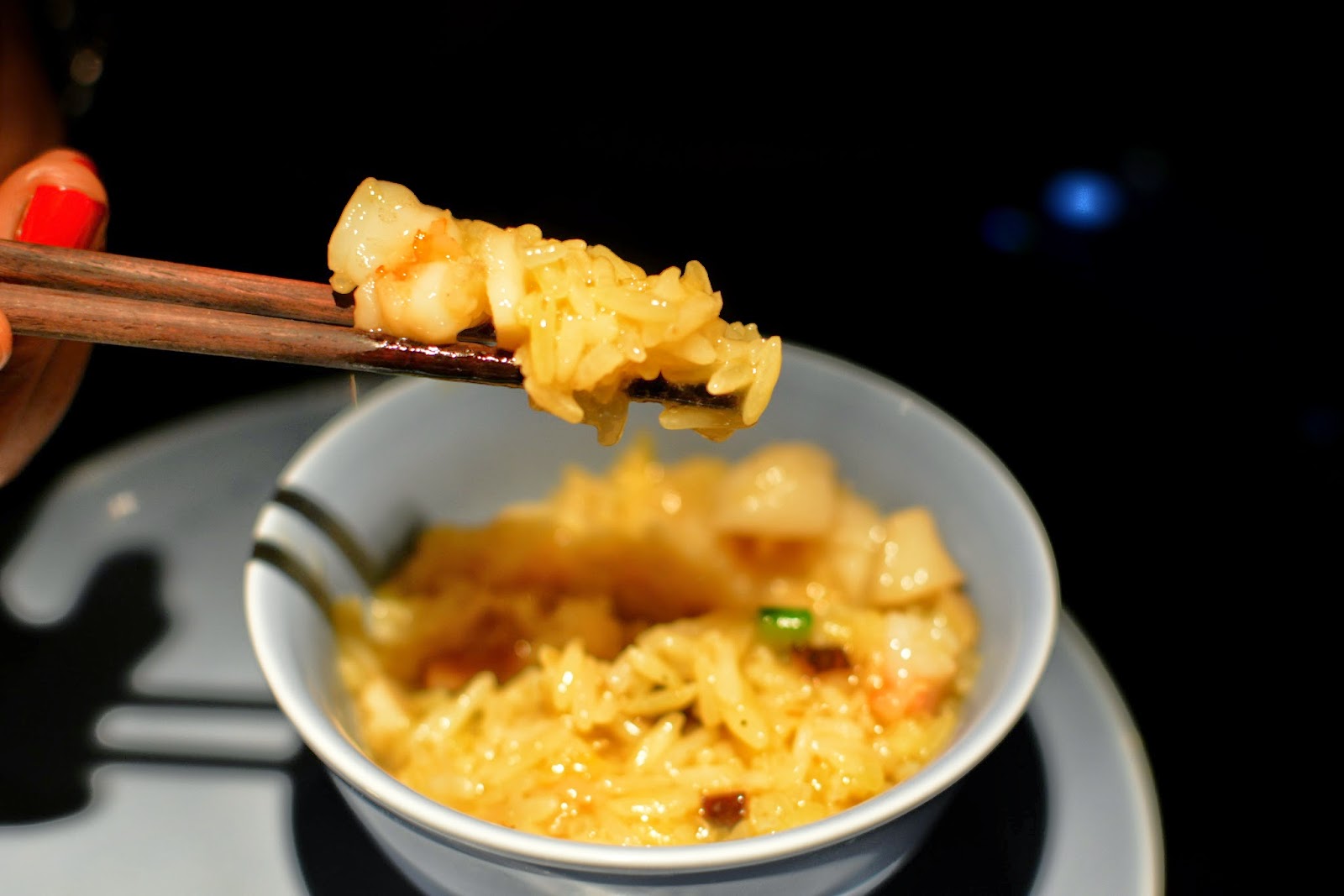 Hakkasan rice and abalone for Golden Week menu