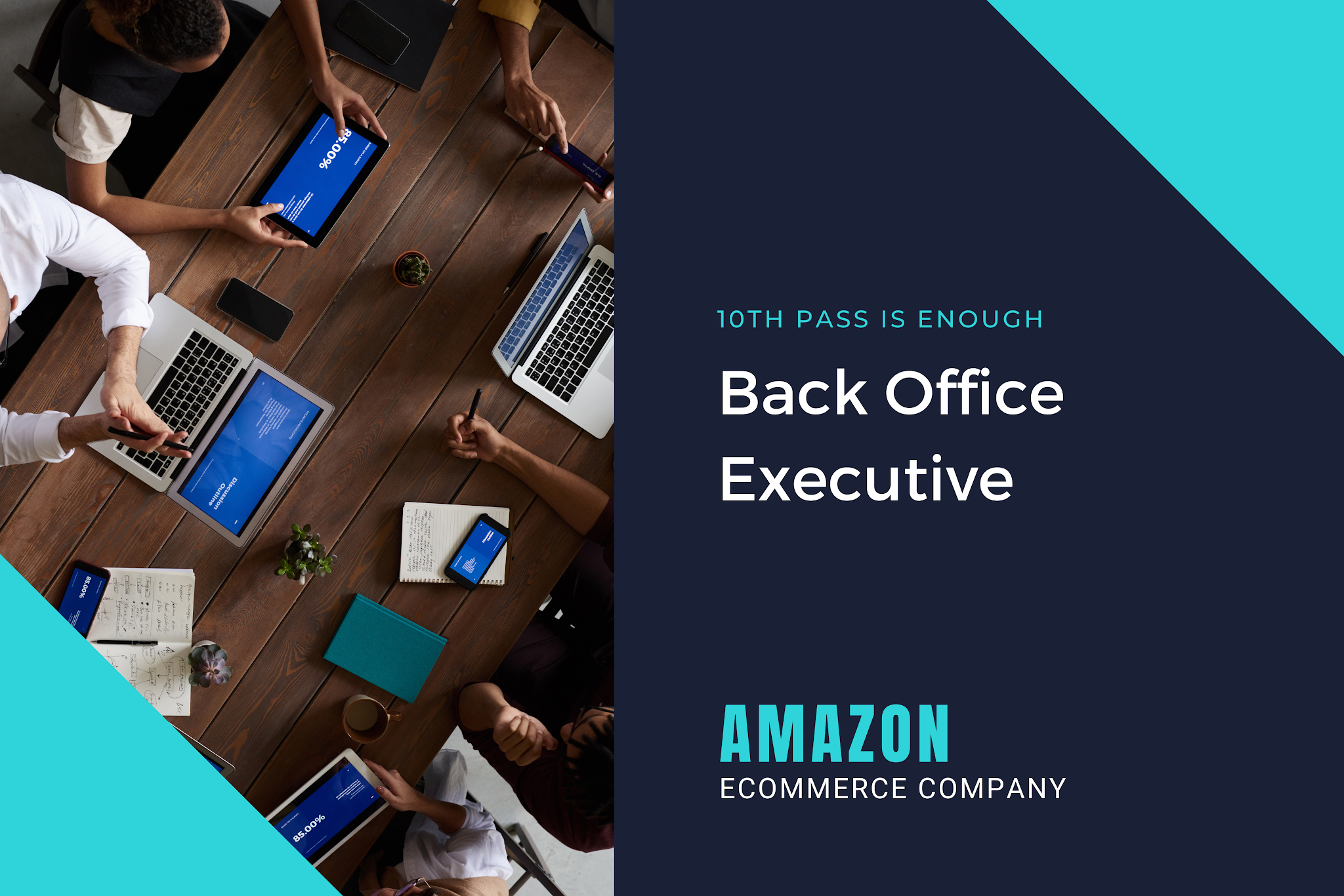 Wanted Back Office Executive 10th Pass Apply Now