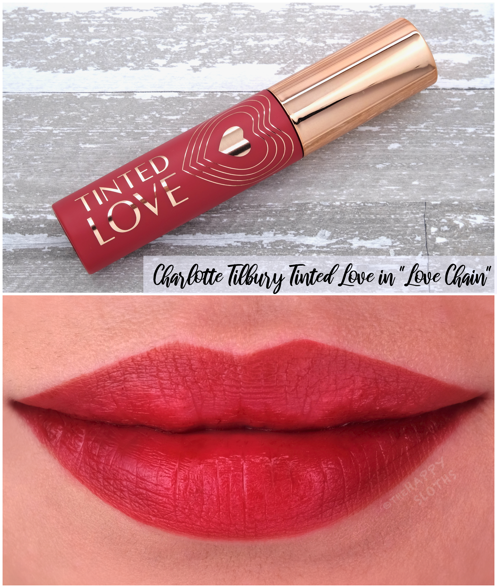 Charlotte Tilbury | Tinted Love Lip & Cheek Tint in "Love Chain": Review and Swatches