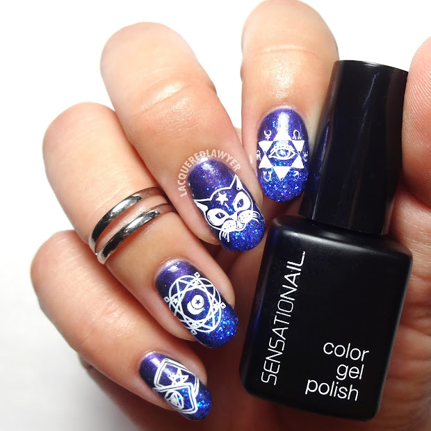 lacquered lawyer nail art