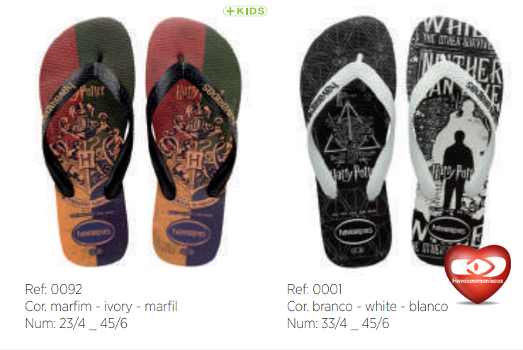 chinelo havaianas harry potter preço