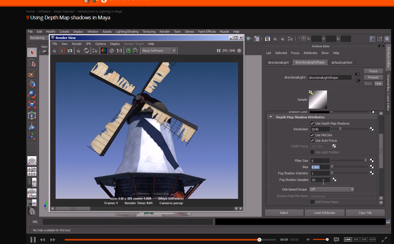 Creating Madness: Introduction to Lighting in Maya Lessons 8, 9, & 10
