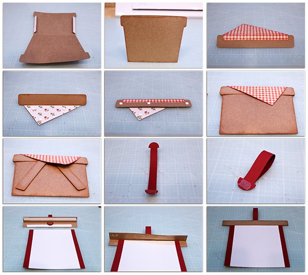 Picnic Basket Card Bits of Paper