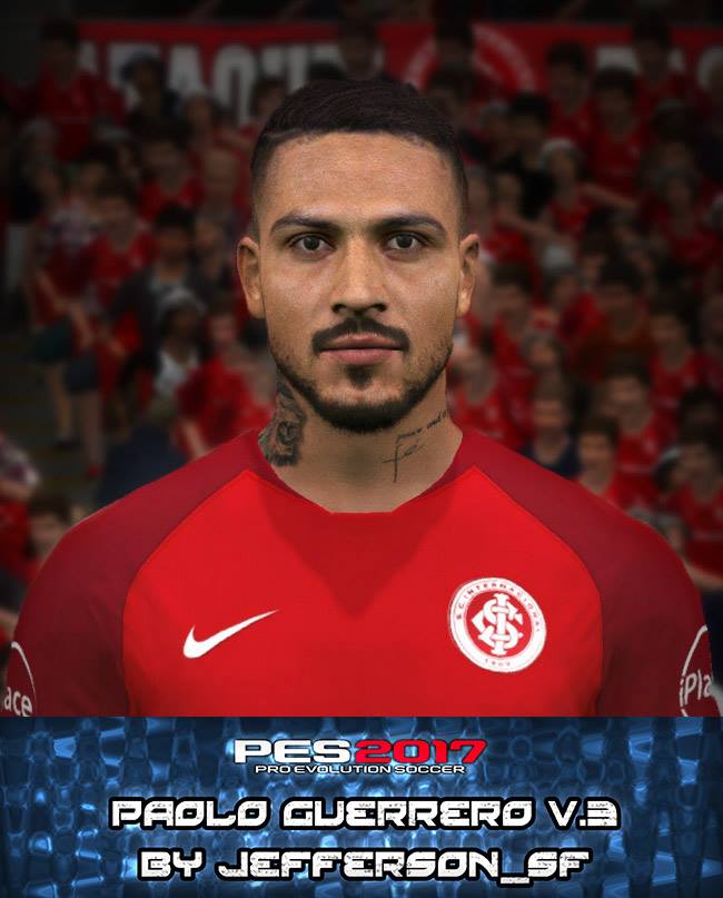 Pes 2017 Faces Paolo Guerrero By Faceeditor Jefferson_Sf | PES 6 Edit ...