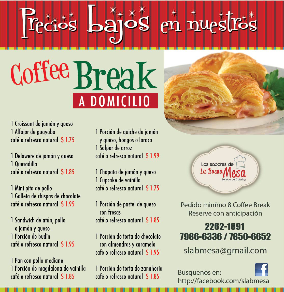 coffee break menu coffee break menu