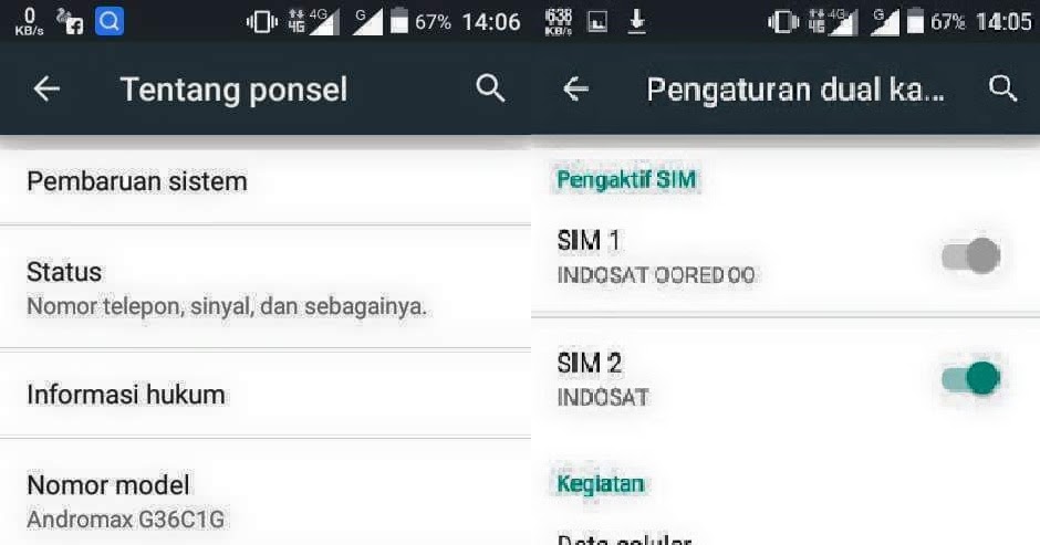 Cara Unlock Dual SIM GSM LTE Andromax [EC/ES,G,Q/Qi,C/C2/C3] Corner UI