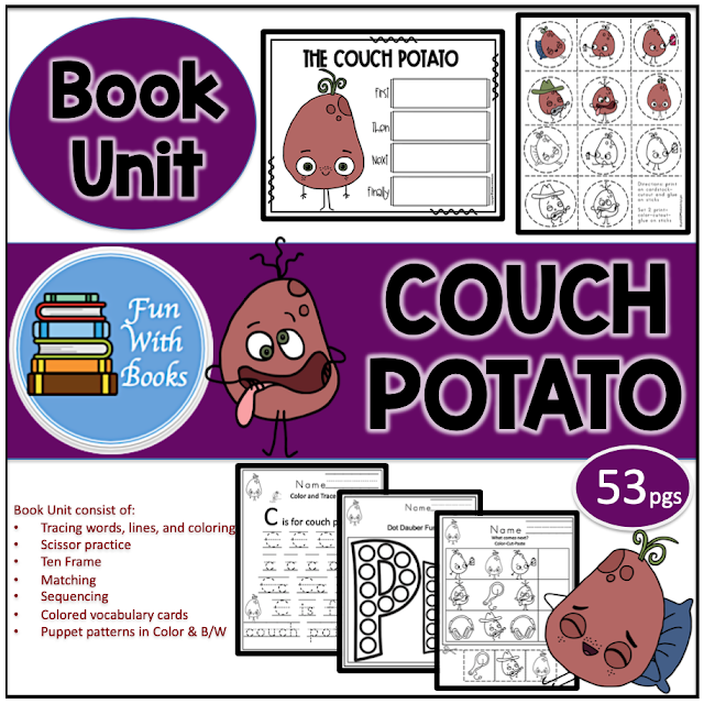 THE COUCH POTATO BOOK UNIT Book Units by Lynn