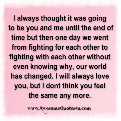 Awesome Quotes: Our World Has Changed..