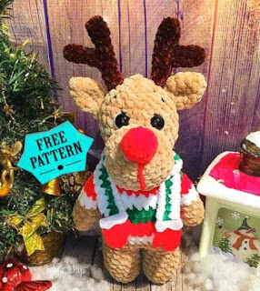 PATRON GRATIS RENO AMIGURUMI 48032 🦌